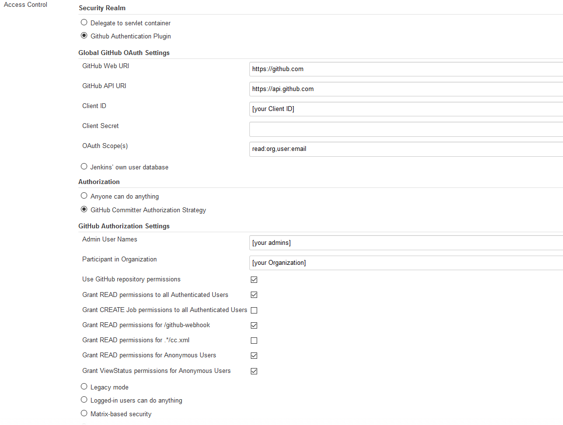 Jenkins Configuration · CI